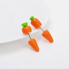 Carrot 3D Animal Earring Korean  Earrings Women Jewelry Cartoon Stud Earrings