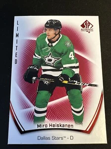 2021-22 UD - SP Authentic - Miro Heiskanen 20 Limited Red - Bild 1 von 2