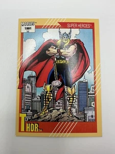 1991 Impel Marvel Universe Series 2 Trading Card #48 Thor - Picture 1 of 3