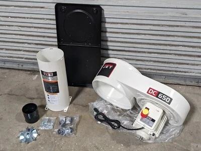 Jet Vortex Cone Portable Dust Collector 650 CFM 1 HP 115v 708642BK - Image 1 of 4