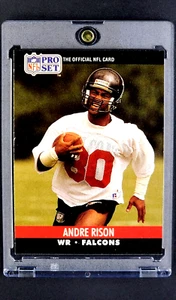 1990 NFL Pro Set #434 Andre Rison Atlanta Falcons FootBall Card - Picture 1 of 10