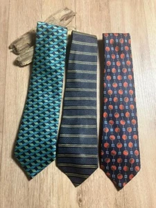3 Cravatte Uomo NEXT WENSUM Stile Largo Lavoro Smart Job Bella Qualità e Modelli - Foto 1 di 4
