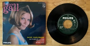 7" 45 FRENCH EP FRANCE GALL SACRE CHARLEMAGNE - Picture 1 of 2