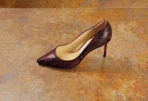 New! Jimmy Choo 'Romy' Snake Embossed Pump Womens Size 6.5 US 36.5 Eur MSRP $675 - Picture 1 of 11
