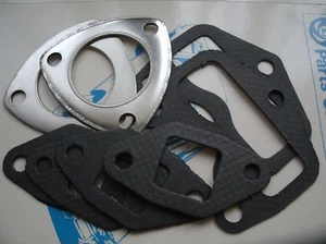 JUEGO DE 8 JUNTAS DE COLECTOR DE ESCAPE COMPLETO Y TUBO DE DESCENSO TRIUMPH STAG V8 - Imagen 1 de 12
