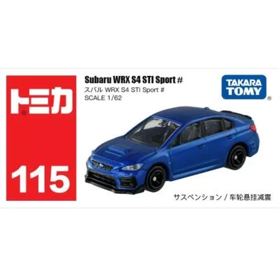 Takara Tomy Tomica 115 Subaru WRX S4 STI Sport # Blue Metal Diecast Toy Car New - Image 1 of 4