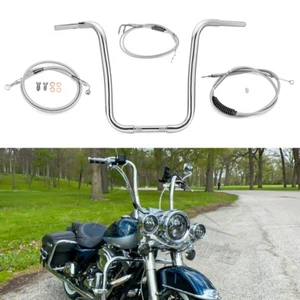 For Harley Heritage Softail Classic 16" Rise Ape Handlebars Kit Non-ABS - Picture 1 of 13