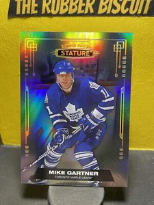Mike Gartner #68 2021-22 cubierta superior estatura Toronto Maple Leafs hockey - Imagen 1 de 2