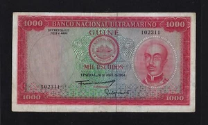 Portugal Portugiesisch Guinea 1000 Escudos 1964 P-43 ss - Bild 1 von 2