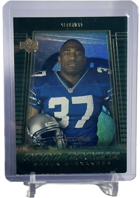 2000 Upper Deck Encore Shaun Alexander Rookie RC Card #242 W/Top Loader - Image 1 of 4