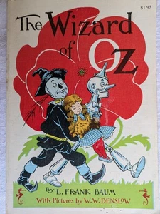 Vintage 1956 Der Zauberer von Oz Buch Frank Baum Softcover Rand McNally Nostalgie - Bild 1 von 7