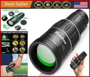High Power 16x52 HD Monocular Telescope for Adults - Bird Watching, Hiking, Trav - Picture 1 of 8