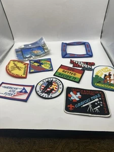 LOT OF 10 Vintage VTG Mixed Years Embroidered Applique Patches New. - Picture 1 of 15