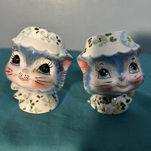 Vintage Lefton Miss Priss Katze Salz & Pfefferstreuer 50er Jahre. 1511. - Bild 1 von 6
