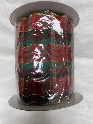 Lion Premium Wired Edge Holiday Ribbon, 6" Wide x 10 Yds - Image 1 of 3