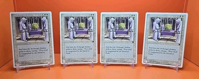 ⚪️⚪️⚪️ (4) 1995 Magic The Gathering CHRONICLES KEEPERS OF THE FAITH NEAR MINT - Image 1 of 4