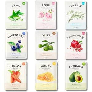 IT S SKIN The Fresh Mask Sheet Aloe Tea Tree Rose Olive Pomegranate Carrot 897 - Picture 1 of 7