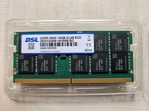 DSL SO-DIMM DDR5 5600 16GB CL46 ECC - Imagen 1 de 2