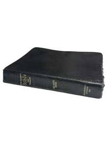 Vintage 1982 Chain Reference Bible - BB Kirkbride 408 - Genuine Leather - KJV - Picture 1 of 7