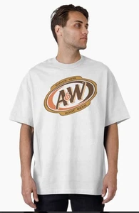 A&W T-Shirt ROOTBEER XL Logo weiß Kurzarm Rundhals (22) - Bild 1 von 4
