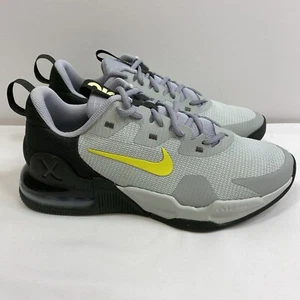 Nike Sneakers Men's 9 Gray Black Yellow Volt Lace-up Air Max Alpha 5 Shoes - Picture 1 of 11