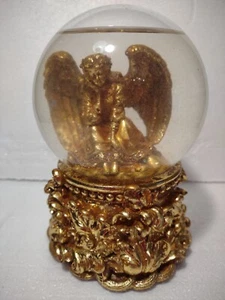 San Francisco Music Box Company Golden Opulence Angels we have heard Waterglobe - Picture 1 of 7