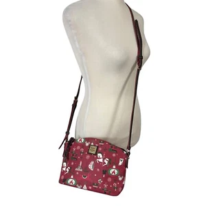 Dooney & Bourke Disney Holiday Yuletide Red Crossbody Purse Bag Farmhouse - Picture 1 of 11