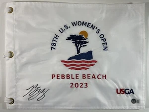 PIN DE GOLF ABIERTO PARA MUJER ROSA ZHANG FIRMADO 78TH EE. UU. BANDERA PEBBLE BEACH 2023 BAJO AUTENTICIDAD 5 - Imagen 1 de 2
