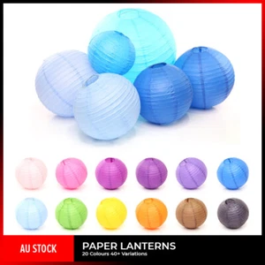 Paper Lanterns Party Wedding Festival Decoration Small Large (2x/12x) - Picture 1 of 56