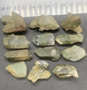 102 Gramm Chlorquarz kleine Exemplare 12 Stück Konvolut. - Bild 1 von 17