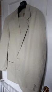 Mens Vintage Camel Collection Half Lined Jacket in Beige - Size 54 Charity Sale - Picture 1 of 6