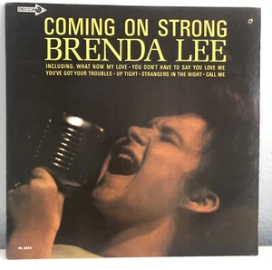 BRENDA LEE Coming on Strong DECCA  Records Vinyl  LP - Picture 1 of 5