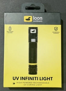 LOON UV INFINITI LIGHT. HIGH POWERED RECHARGEABLE UV CURING LIGHT FOR FLY TYING - Picture 1 of 2