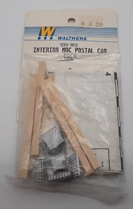 Kit de coche postal interior Walthers # 933-951, RARO y coleccionable Nuevo de Lote Antiguo - Imagen 1 de 4