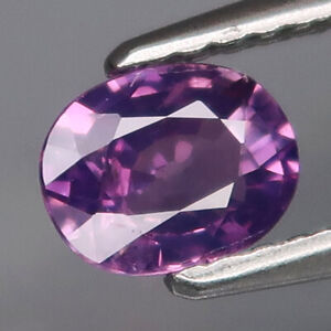 0.72Ct.Ravishing Color Pink Purple UNHEATED Sapphire Tanzania Good Luster!