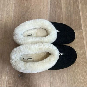 Dearform women’s size 9/10 soft wool blend slipper with plush cuff - Picture 1 of 5