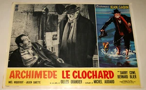 n°8 fotobuste film ARCHIMEDE LE CLOCHARD Jean Gabin Gilles Grangier 1959 - Foto 1 di 8