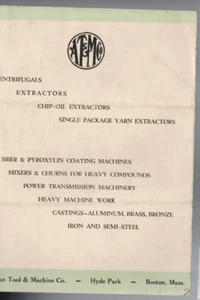 LEATHER ,BELT KNIFE SPLITTING MACHINES CATALOGUE , c 1930's , AMERICAN TOOL &.. - Picture 1 of 1