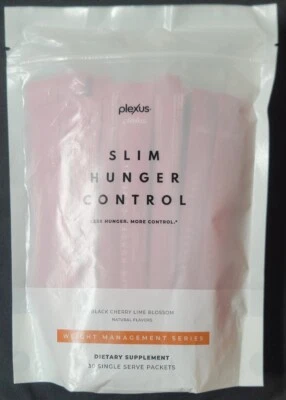 Plexus Slim Hunger Control Цветок Черной Вишни Лайма 30 Пакетов Новый Exp. 03/2026 - Изображение 1 из 4