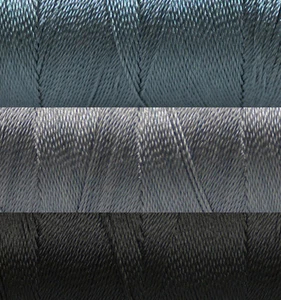 Storm Thread Set - 3 Spools Size 12 - 25gr, 328yd ea Poly Embroidery CrossStitch - Picture 1 of 5