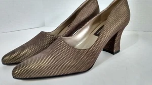 Vintage  Sesto Meucci of Florence Women's Block Heel  Pumps Shoes Size 8.5 N - Picture 1 of 10