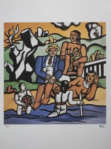 Fernand Léger Signed - The Outing in the Country - Certificate - Picture 1 of 4