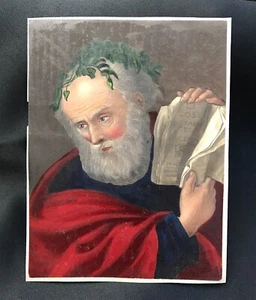 John the Evangelist after Botticelle original hand coloured 1850 - Picture 1 of 3