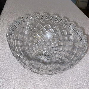 Fifth Avenue Crystal Clear Industries Crystal Bowl 8" - Picture 1 of 8