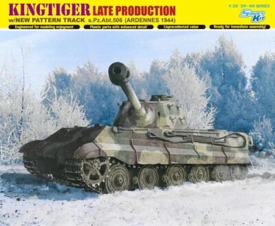 Dragon #6900 1/35 Kingtiger Late Production w/New Pattern Track s.Pz.Abt.506 Ard - Image 1 of 4
