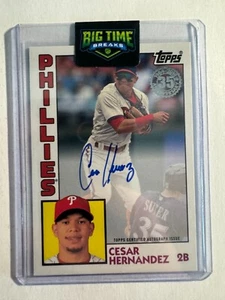 K219,902 -  2019 Topps '84 Topps Autographs #84ACHE Cesar Hernandez Auto - Picture 1 of 1