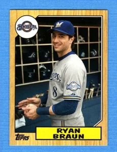 2012 Topps 1987 Mini #TM1 Ryan Braun Brewers - Picture 1 of 1