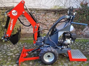 Minibagger Mikrobagger Radbagger Bagger Hoflader Der NEUE MS 01 - Bild 1 von 24