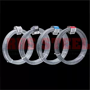 1.25mm x 285m 3KG Galvanized Farm Fence Tie Wire Handy Pack Coil Craft DIY - Picture 1 of 1