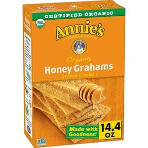 Annie's Organic Honey Graham Crackers Made With Whole Grain 14.4 oz - Picture 1 of 7